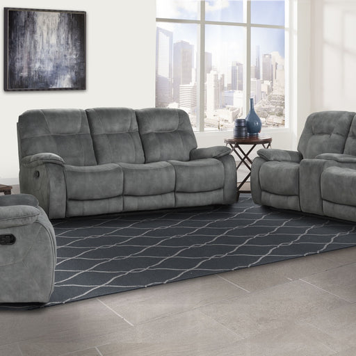 Parker House Cooper - Manual Reclining Sofa Loveseat And Recliner - Shadow Grey