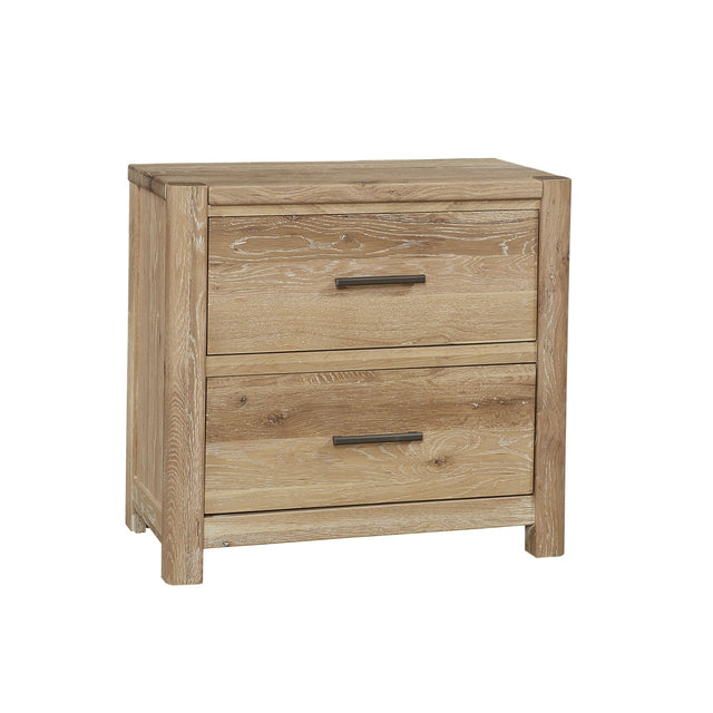 Vaughan-Bassett Crafted Oak - Nightstand 2 Drawers - Light Brown