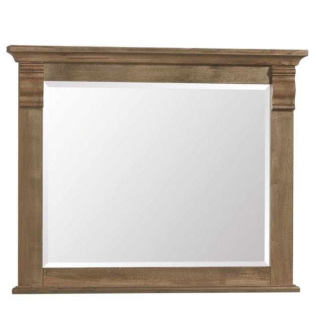 Vaughan-Bassett Carlisle - Corbel Mirror - Warm Natural