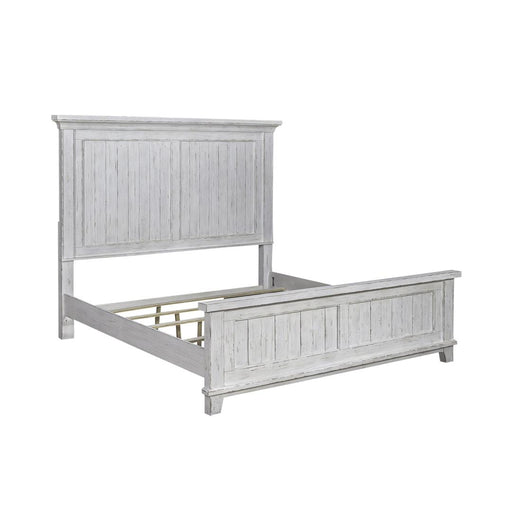 Liberty Furniture River Place - King Panel Bed - White