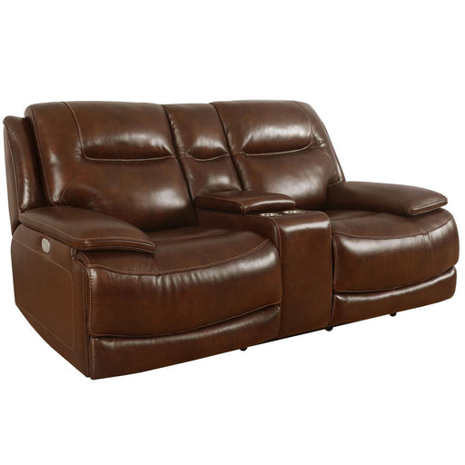 Parker House Colossus - Power Console Loveseat - Napoli Brown