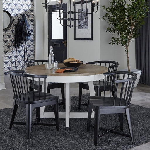 Parker House Americana Modern Dining - Barrel Dining Chair (Set of 2) - Black
