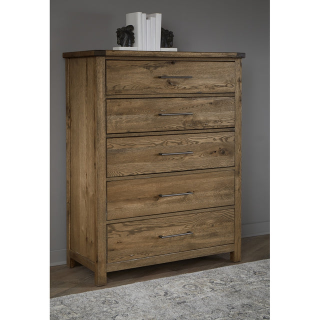 Vaughan-Bassett Dovetail - 5-Drawer Chest - Natural