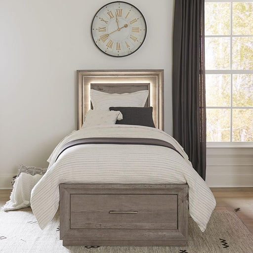 Liberty Furniture Horizons - Full Storage Bed - Medium Gray