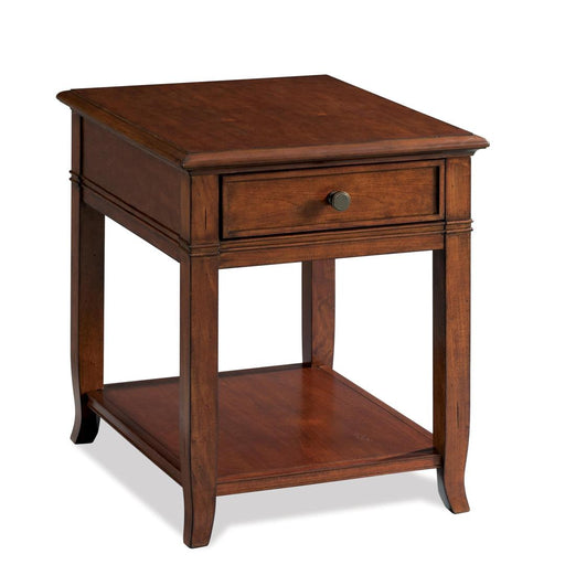 Riverside Furniture Campbell - End Table - Burnished Cherry