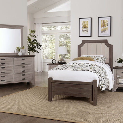 Vaughan-Bassett Bungalow - 6-Drawer Double Dresser - Dover Grey Two Tone