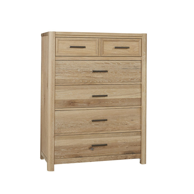 Vaughan-Bassett Crafted Oak - Chest 5 Drawers - Light Brown