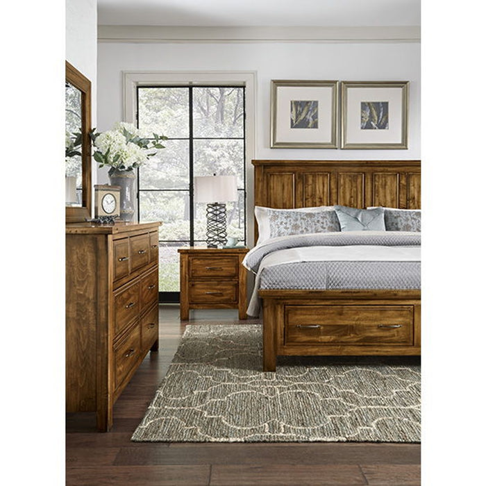 Maple Road Antique Amish King Bedroom Set