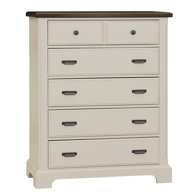 Vaughan-Bassett Lancaster County - 5 Drawer Chest - Two Tone Finish