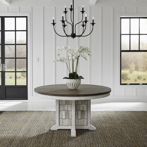 Liberty Furniture River Place - Pedestal Table Set - White