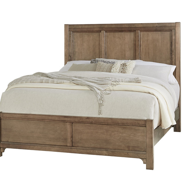 Vaughan-Bassett Cool Farmhouse - King Panel Bed - Natural