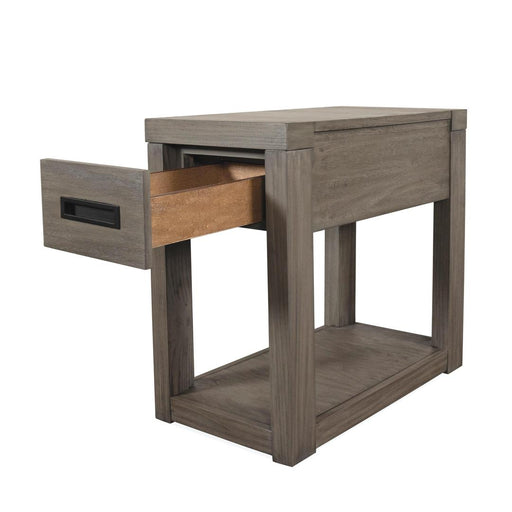 Riverside Furniture Riata - Chairside Table - Gray Wash