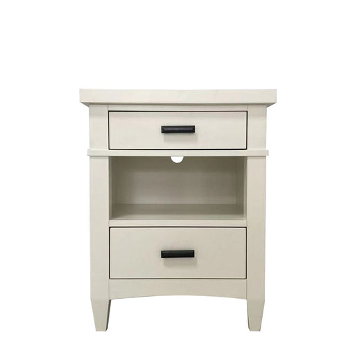 Parker House Americana Modern Bedroom - 2 Drawer Nightstand - Cotton