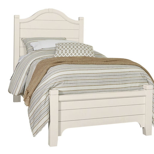 Vaughan-Bassett Bungalow - Full Arched Bed - Lattice (Soft White)