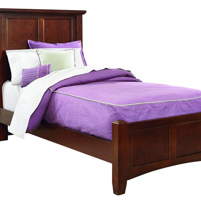 Vaughan-Bassett Bonanza - Twin Mansion Bed - Cherry