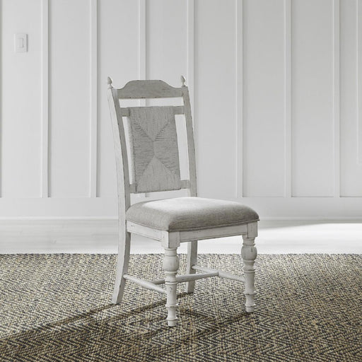 Liberty Furniture River Place - Panel Back Side Chair (RTA) - White