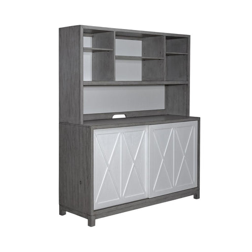 Liberty Furniture Palmetto Heights - Server & Hutch - Dark Gray