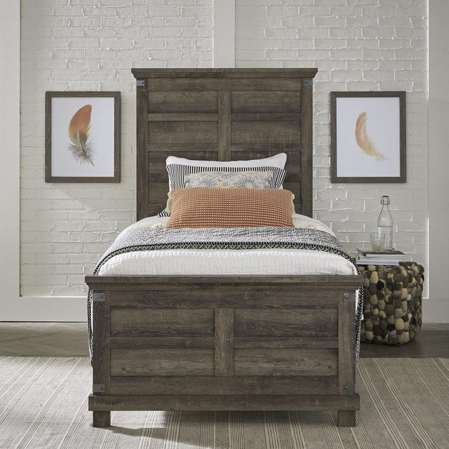 Liberty Lakeside Haven Opt Full Panel Bed - Light Brown