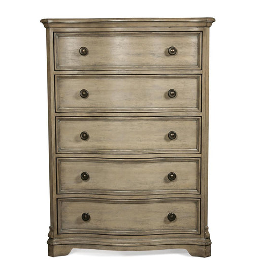 Riverside Furniture Corinne - 5-Drawer Chest - Sun-Drenched Acacia
