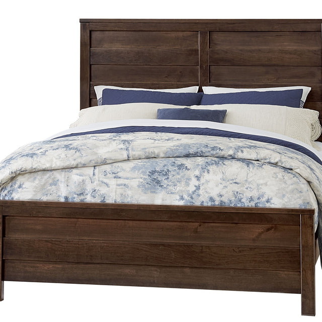 Vaughan-Bassett Lancaster County - Casual Queen Bed - Dark Brown