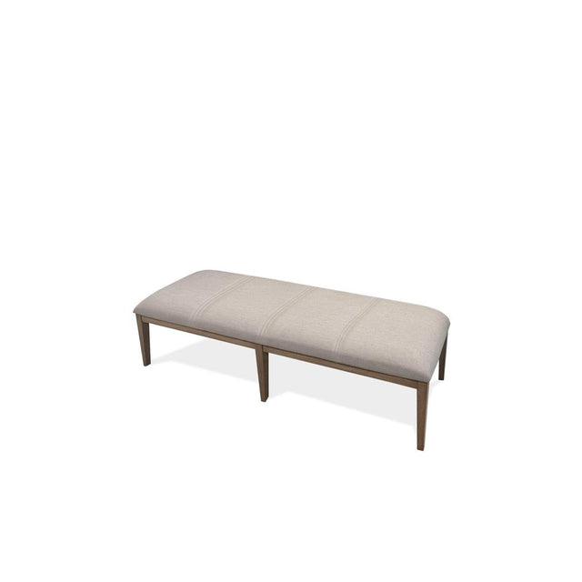 Riverside Furniture Davie - Dining Bench - Light Brown