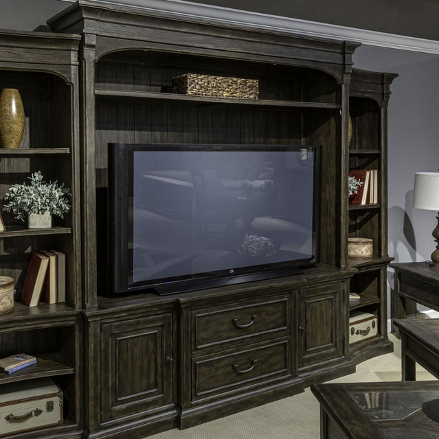 Liberty Furniture Paradise Valley - Entertainment Center - Dark Brown