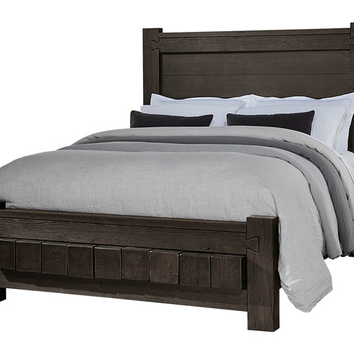 Vaughan-Bassett Dovetail - King Poster Bed With 6 X 6 Footboard - Java