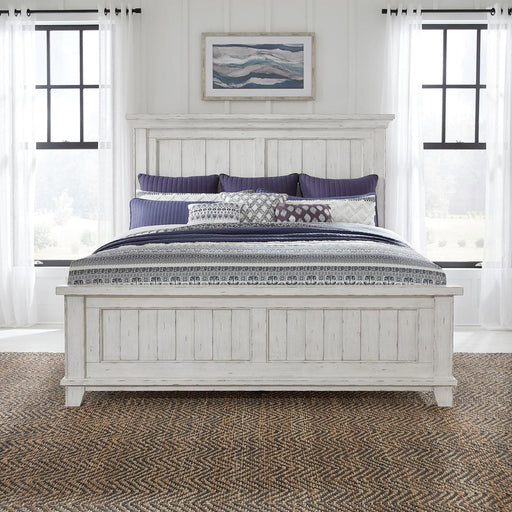 Liberty Furniture River Place - King Panel Bed - White
