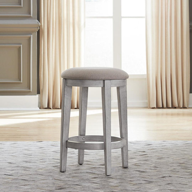 Liberty Furniture Ocean Isle - Upholstered Console Stool - White