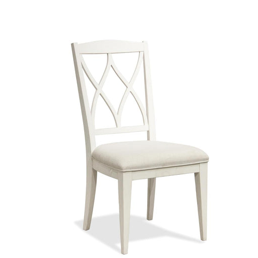 Riverside Furniture Myra - Back Upholstered Side Chair (Set of 2) - Paperwhite