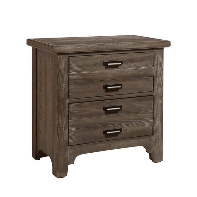 Vaughan-Bassett Bungalow - 2-Drawer Nightstand - Folkstone