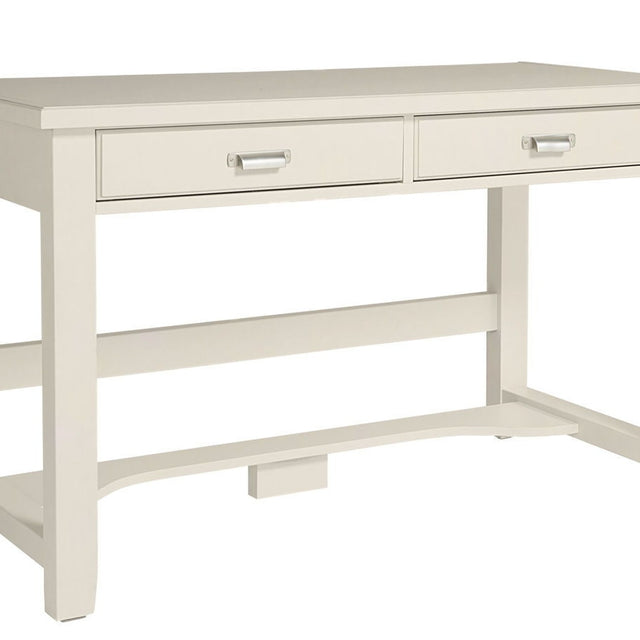 Vaughan-Bassett Bungalow - Laptop Desk - Lattice (Soft White)