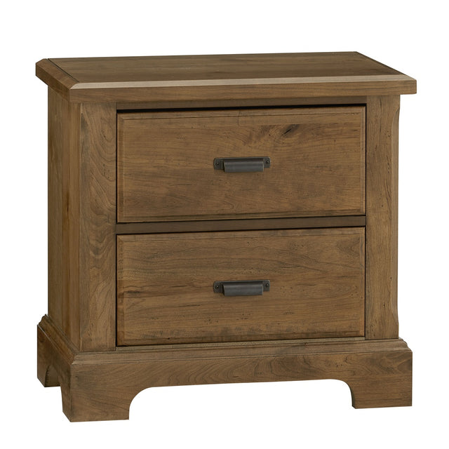 Vaughan-Bassett Lancaster County - 2 Drawer Nightstand - Light Brown