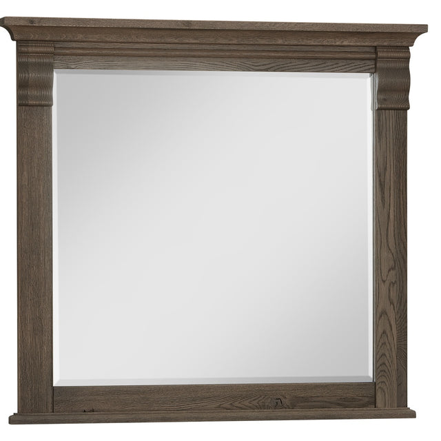 Vaughan-Bassett Yosemite - Corbel Mirror - Beveled Glass - Dark Brown