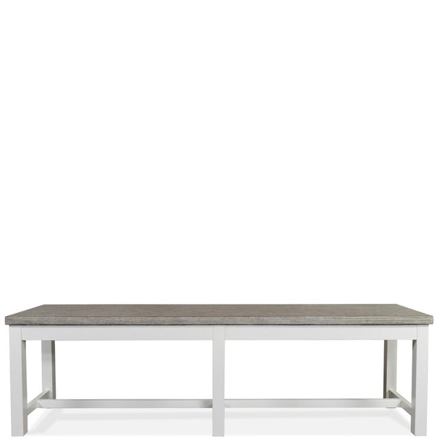 Riverside Furniture Cora - Dining Bench 18" - Cloud