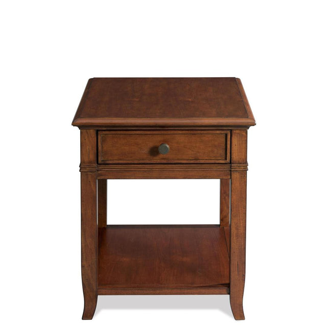 Riverside Furniture Campbell - End Table - Burnished Cherry