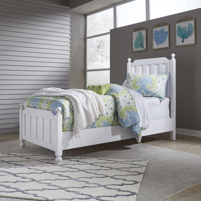 Liberty Cottage View Full Panel Bed - White