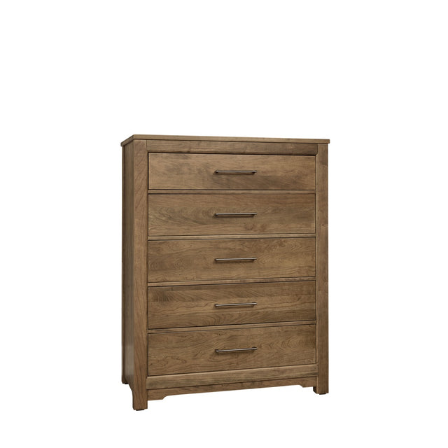 Vaughan-Bassett Crafted Cherry - Chest - 5 Drawers - Meduim Cherry