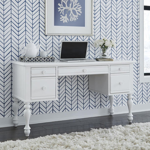 Liberty Furniture Summer House - Vanity Desk - White - 56" Length