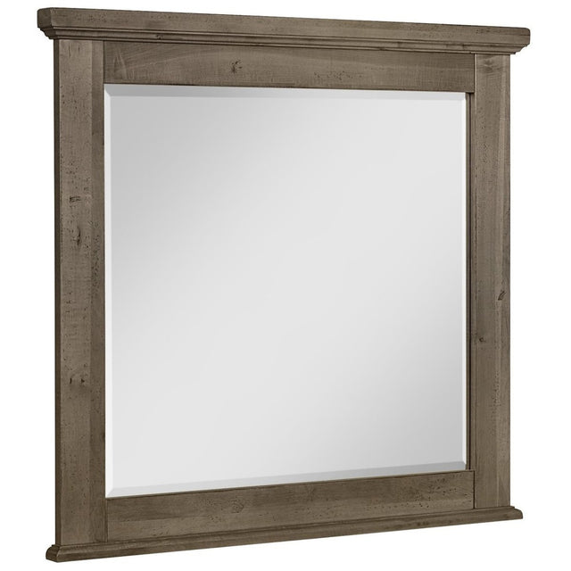 Vaughan-Bassett Cool Rustic - Landscape Mirror - Stone Grey