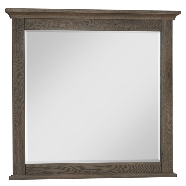 Vaughan-Bassett Yosemite - Landscape Mirror - Beveled Glass - Dark Brown