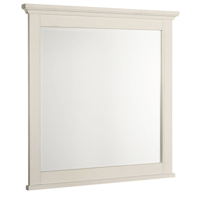 Vaughan-Bassett Bungalow - Landscape Mirror - Lattice (Soft White)