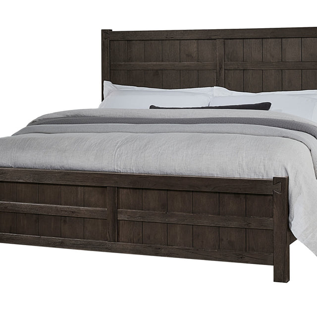 Vaughan-Bassett Dovetail - King Board & Batten Bed - Java