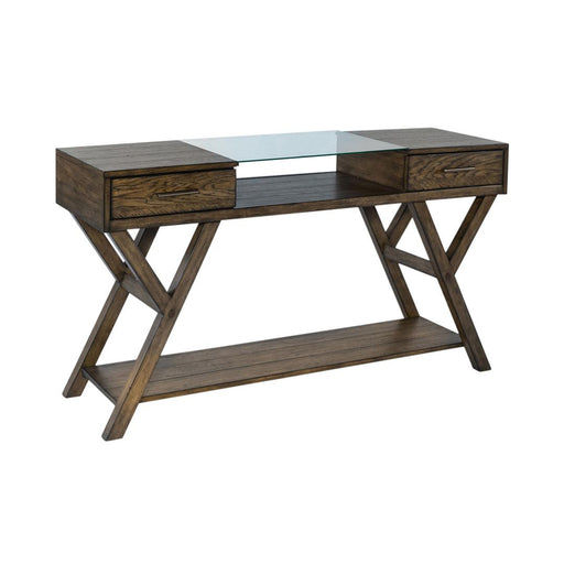 Liberty Furniture Lennox - Drawer Sofa Table - Dark Brown