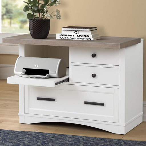 Parker House Americana Modern - Functional File with Power Center - Cotton