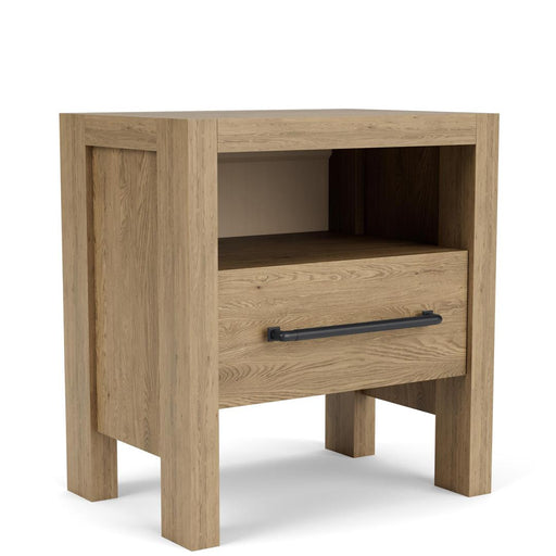 Riverside Furniture Davie - One Drawer Nightstand - Light Brown - Wood