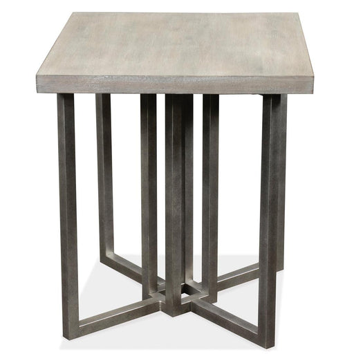 Riverside Furniture Adelyn - Rectangle End Table - Crema Gray