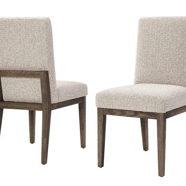 Vaughan-Bassett Dovetail - Upholstered Side Chair - Grey - Aged Grey