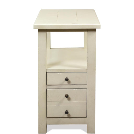 Riverside Furniture Sullivan - Chairside Table - Country White