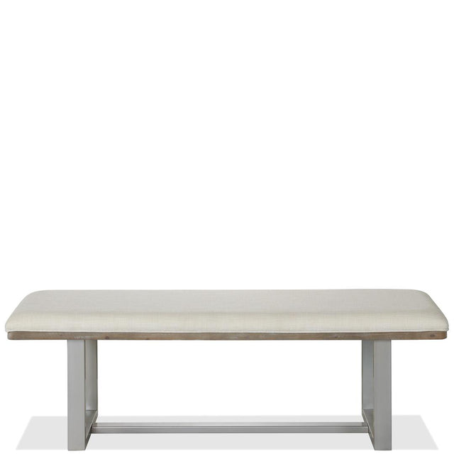 Riverside Furniture Intrigue - Upholstered Dining Bench - Hazelwood